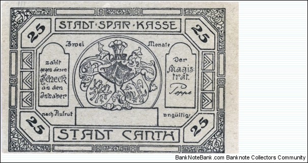 Banknote from Germany year 1920