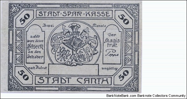 Banknote from Germany year 1920