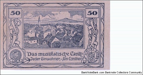 Notgeld: Canth Banknote