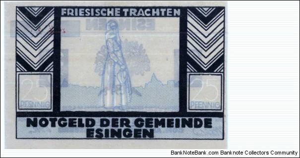 Notgeld: Esingen Banknote