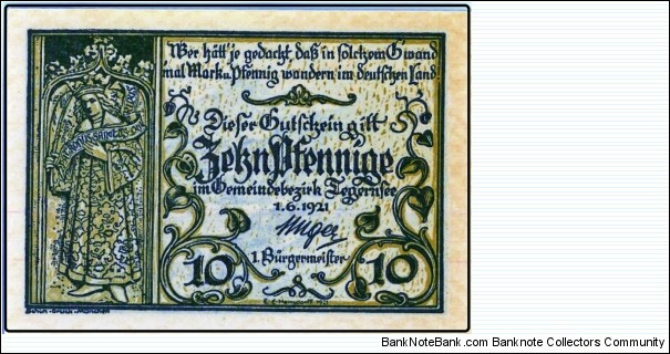 Banknote from Germany year 1921