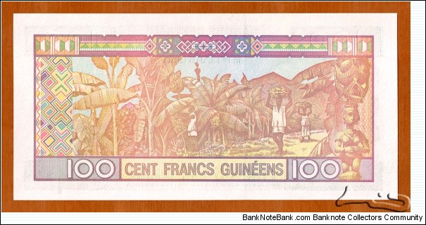 Banknote from Guinea year 1998