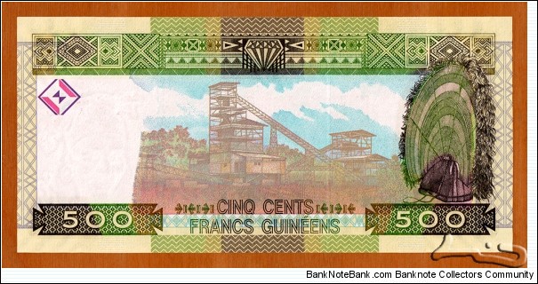 Banknote from Guinea year 2006