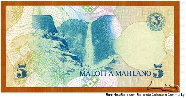 Banknote from Lesotho year 1989