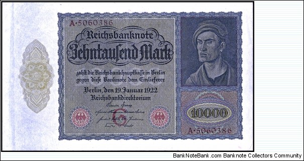 Inflationary Note Banknote