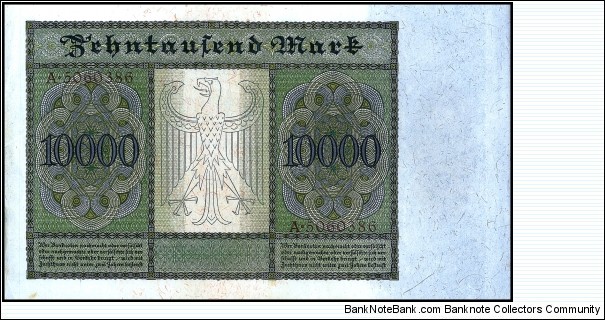 Banknote from Germany year 1922