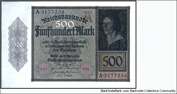 Inflationary Note Banknote