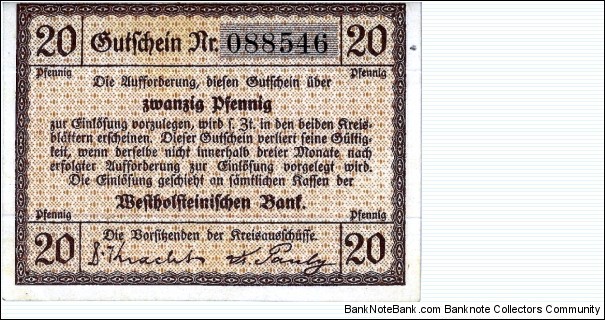 Notgeld Banknote