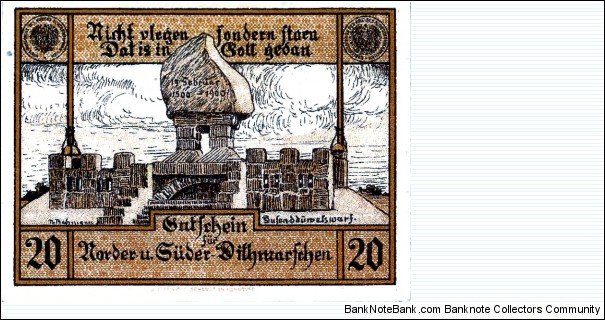 Banknote from Germany year 1922