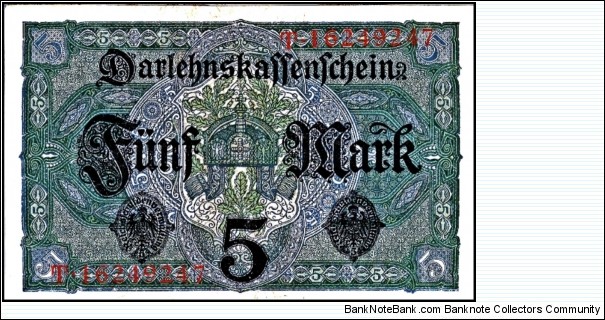 Banknote from Germany year 1917