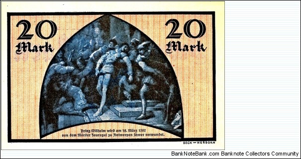 Banknote from Germany year 1922