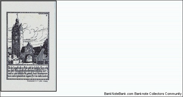 Notgeld: Zorbig Banknote