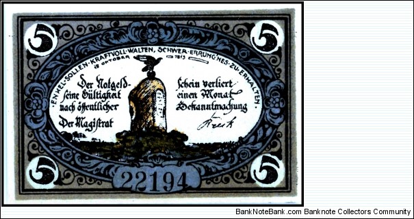 Notgeld: Freienwald Banknote