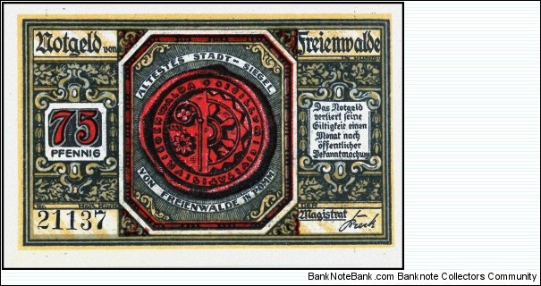 Banknote from Germany year 1920