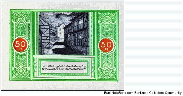 Notgeld: Steinbach Banknote