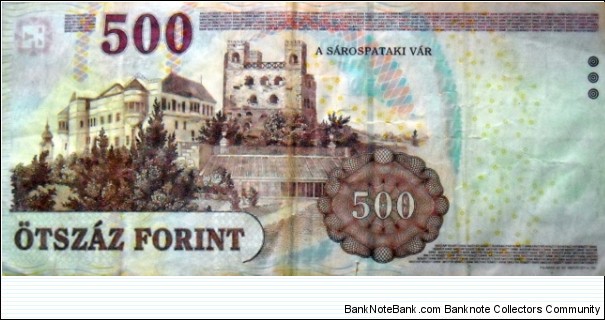 Banknote from Hungary year 2008