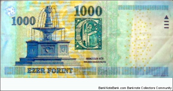 Banknote from Hungary year 2012