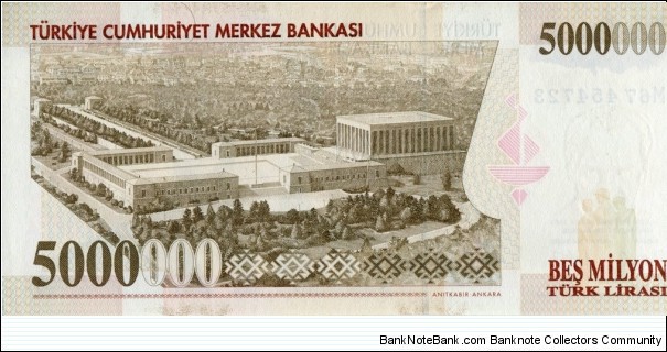 Banknote from Turkey year 1997