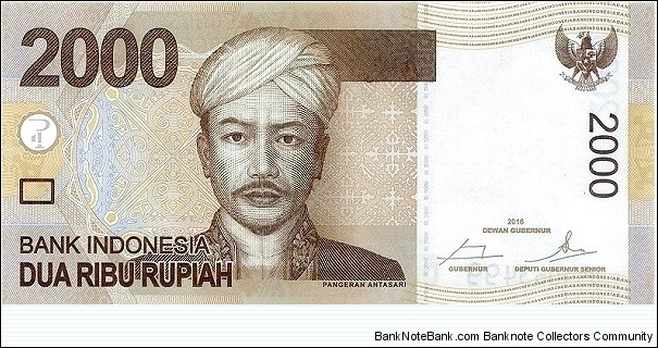 
2,000 Rp - Indonesian rupiah Banknote