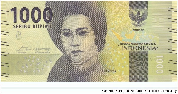 
1,000 Rp - Indonesian rupiah Banknote