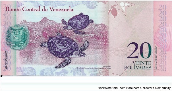 Banknote from Venezuela year 2011