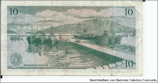 Banknote from Iceland year 1957