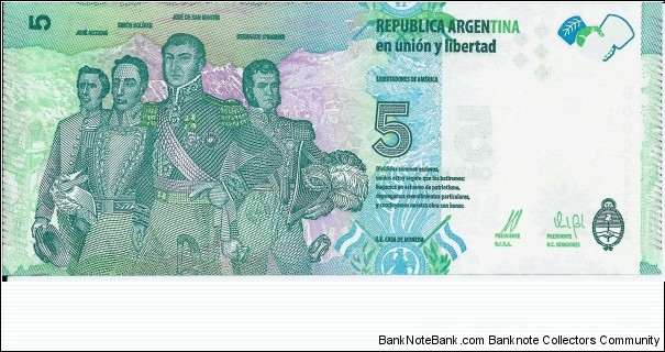 Banknote from Argentina year 2015