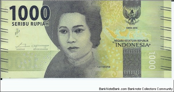 1.000 Rupiah - pk 154 Banknote