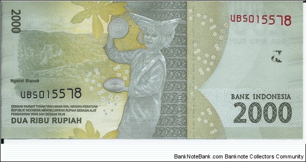 Banknote from Indonesia year 2017