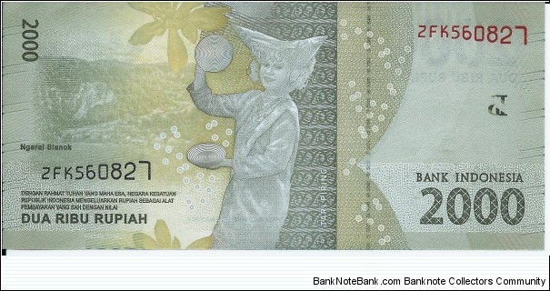 Banknote from Indonesia year 2018
