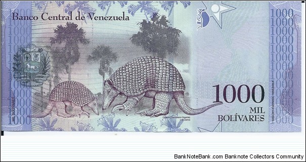 Banknote from Venezuela year 2017