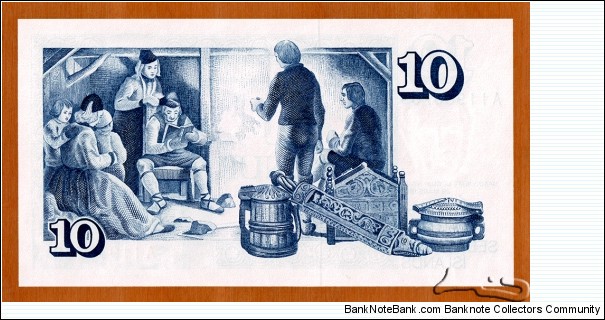 Banknote from Iceland year 1981