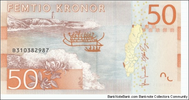 Banknote from Sweden year 2015