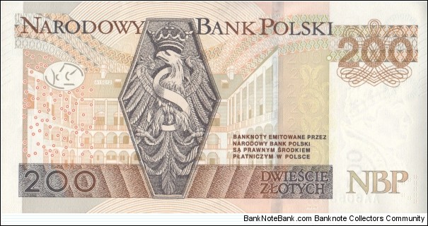 Banknote from Poland year 2015