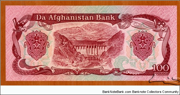 Banknote from Afghanistan year 1991