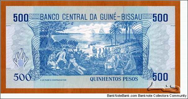 Banknote from Guinea-Bissau year 1990