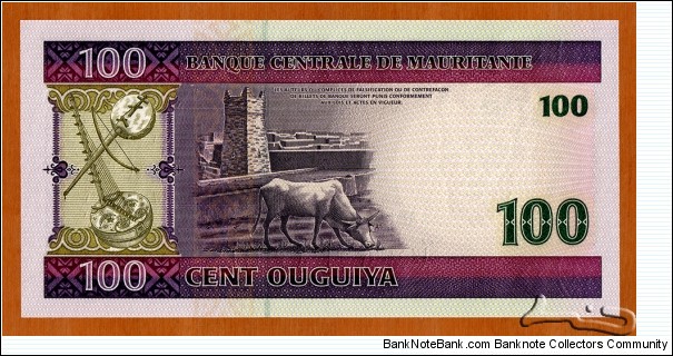 Banknote from Mauritania year 2004