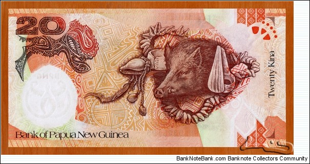 Banknote from Papua New Guinea year 2008