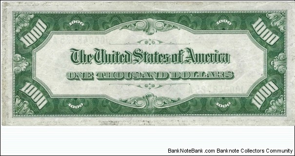 Banknote from USA year 1934