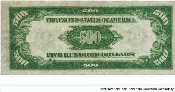 Banknote from USA year 1928