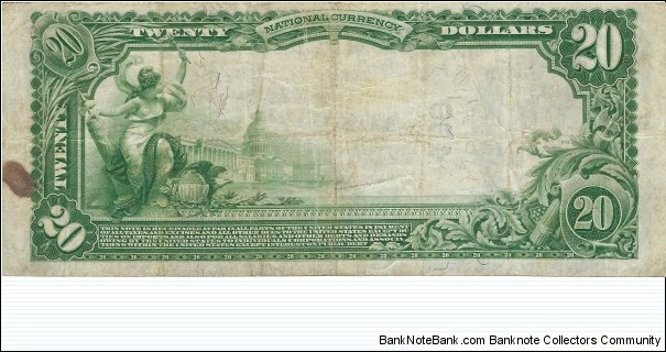 Banknote from USA year 1902