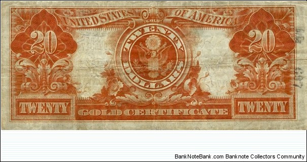 Banknote from USA year 1922