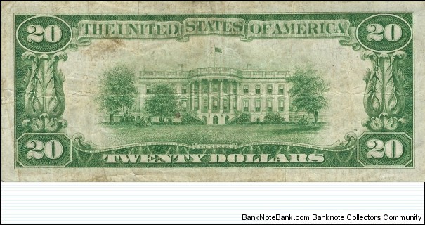 Banknote from USA year 1928