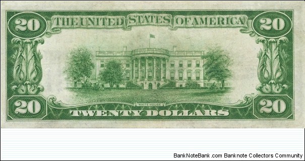 Banknote from USA year 1928