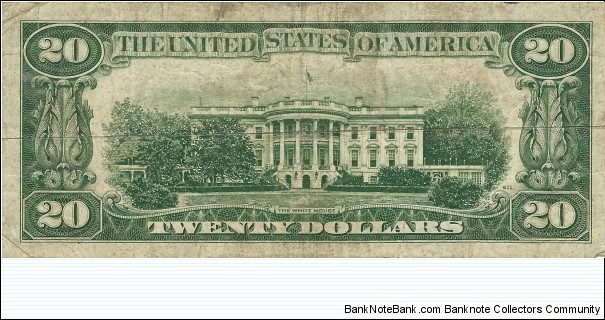 Banknote from USA year 1934