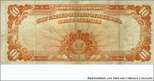 Banknote from USA year 1907