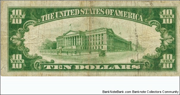 Banknote from USA year 1928