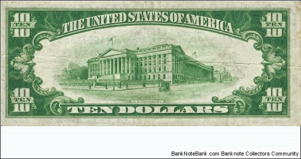 Banknote from USA year 1928