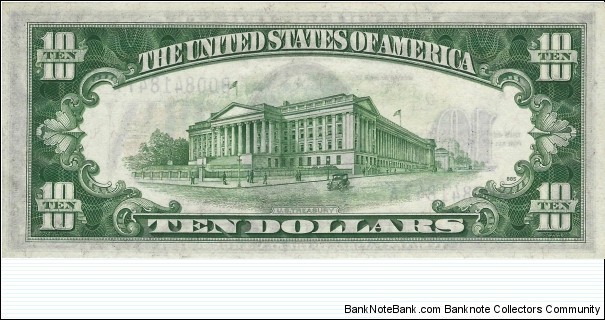 Banknote from USA year 1934