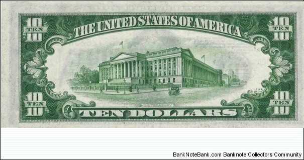 Banknote from USA year 1934